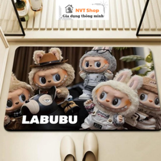 Thảm Thấm Hút, Thảm Lau Chân Hình Labubu, Kuromi Hottrend Chống Trơn Trượt 40x60cm NVT SHOP