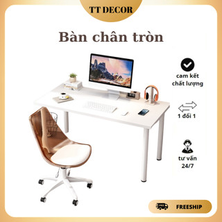 Bàn Học Cố Định Ngồi Ghế, Dùng Cho Học Sinh, Sinh Viên, Để ,Máy Tính Làm Việc Bàn Chân Sắt Trắng Bền Đẹp