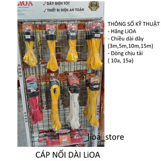 cáp nối  dài Lioa -3m,5m,10m và15m - 10a / 15A