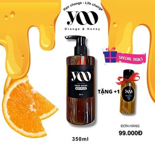 Dầu Gội Giữ Màu Nhuộm,  Siêu Kiềm Dầu Tóc Giảm Ngứa, Ngăn Gàu Cam Mật Ong Plus 350ml Organic Shampoo -  Yoo.haircare