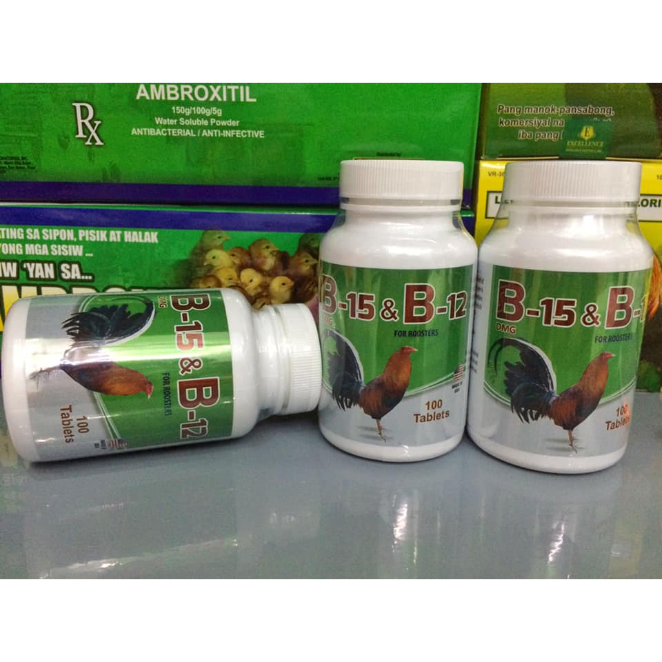 B12/B15 (10 viên) dành cho gà đá, tăng nước máu.