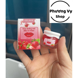 Son dưỡng môi Dâu Tây giảm thâm loang, kích màu sau phun xăm