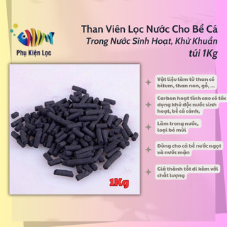 Than Viên Lọc Nước Cho Bể Cá Và Trong Nước Sinh Hoạt,Khử Khuẩn túi 1kg