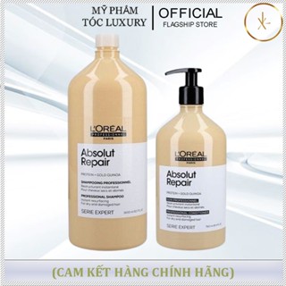 Dầu gội xả Loreal Professionnel phục hồi tóc hư tổn Absolut Repair 1500ml 750ml