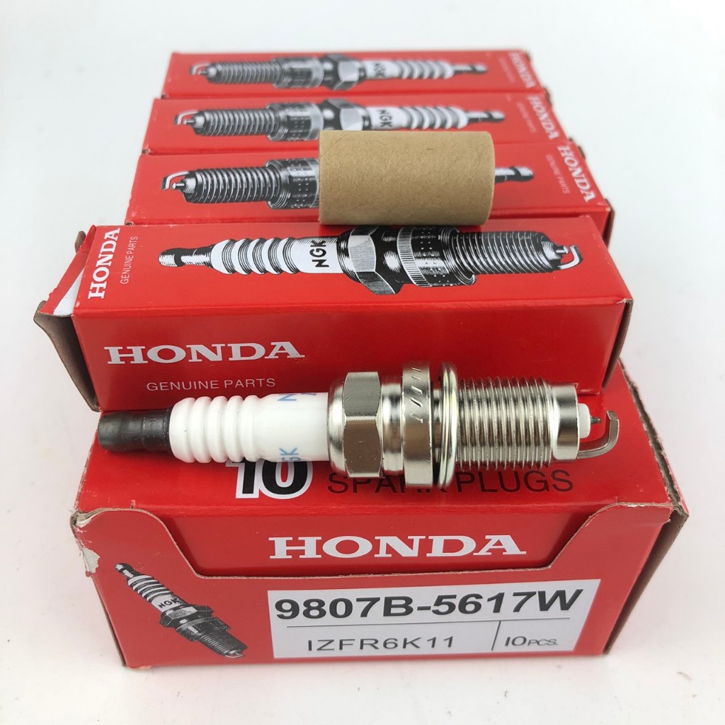 (LOẠI TỐT) Bộ 4 cái bugi Honda Accord,City,Civic, CR-V, HR-V,Jazz, Brio , mã OEM: 9807B-5617W / IZFR