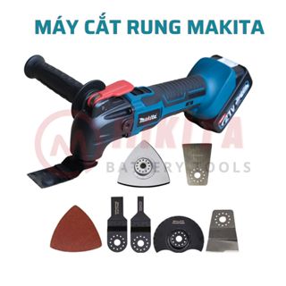 Máy Cắt Rung MAKITA Pin Phổ Thông 18- 21V, Có Chỉnh 6 Cấp Độ, TẶNG KÈM BỘ LƯỠI