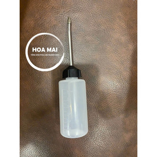 Vịt đựng dầu máy (Bình tra trâm dầu nhớt) vòi sắt 120ml
