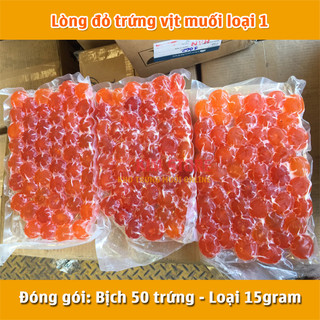 Lòng đỏ trứng muối Loại I 15 gram/trứng [VSATTP]