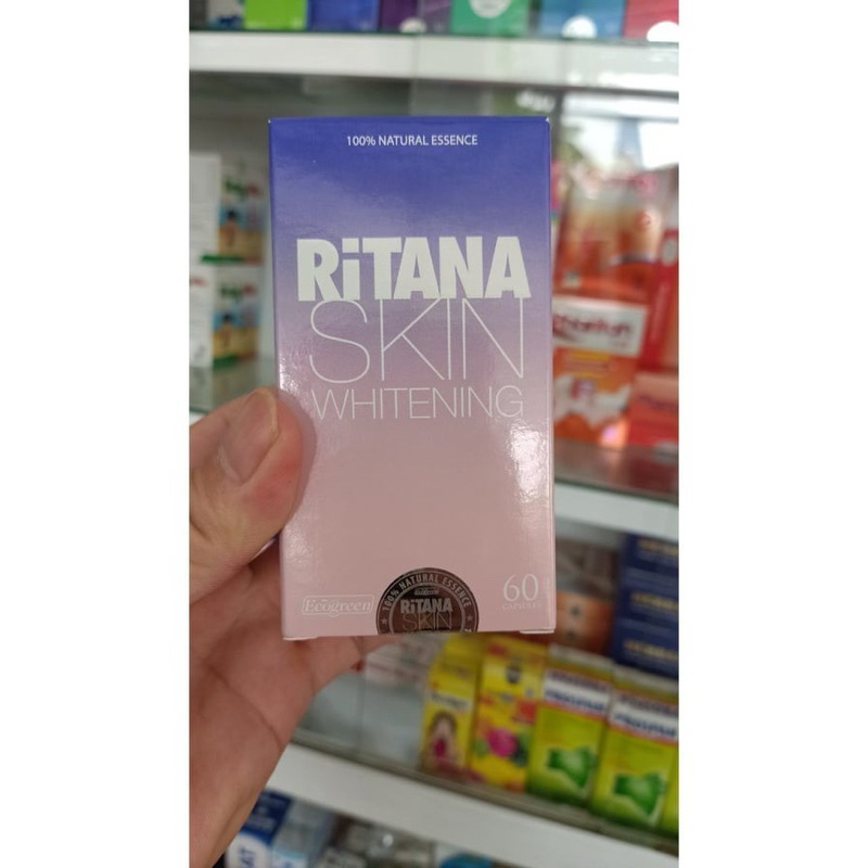 [ Chính Hãng - Cào mã tích điểm - Nhập khẩu Mỹ] Viên uốmg sáng da RITANA 60viên