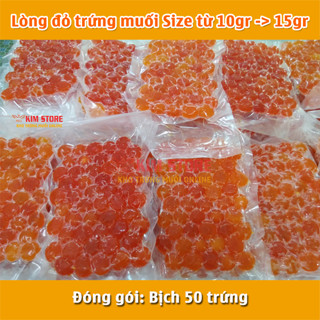 🏆 Lòng đỏ trứng muối đạt chuẩn VSATTP, 50 trứng/ bịch