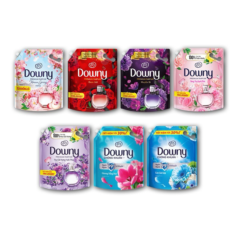 NƯỚC XẢ VẢI ĐẬM ĐẶC DOWNY 2,2L/2,3L/3L