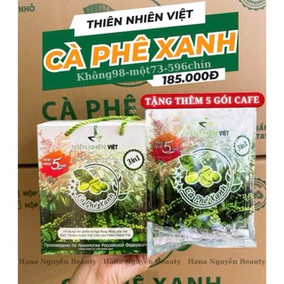 Cà phê xanh giảm cân Thiên Nhiên Việt hộp 30 gói