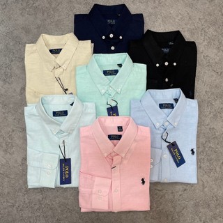 Áo sơ mi tay dài Polo chất linen tưng xuất xịn form suông bigsize 100kg - 3bro quần áo xuất khẩu