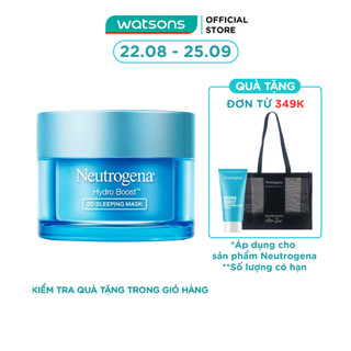 Mặt Nạ Ngủ Neutrogena 3D Hydro Boost Overnight Cấp Ẩm 50g