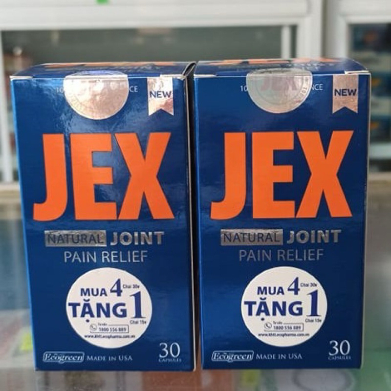 [ Nhập khẩu - Cào mã tích điểm ] Jex Max Lọ 60 viên,30vien - Hỗ trợ xương khớp