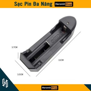 Bộ sạc pin Li-ion 3.7V 18650, 14500, 16340....Sạc đầy báo đèn xanh