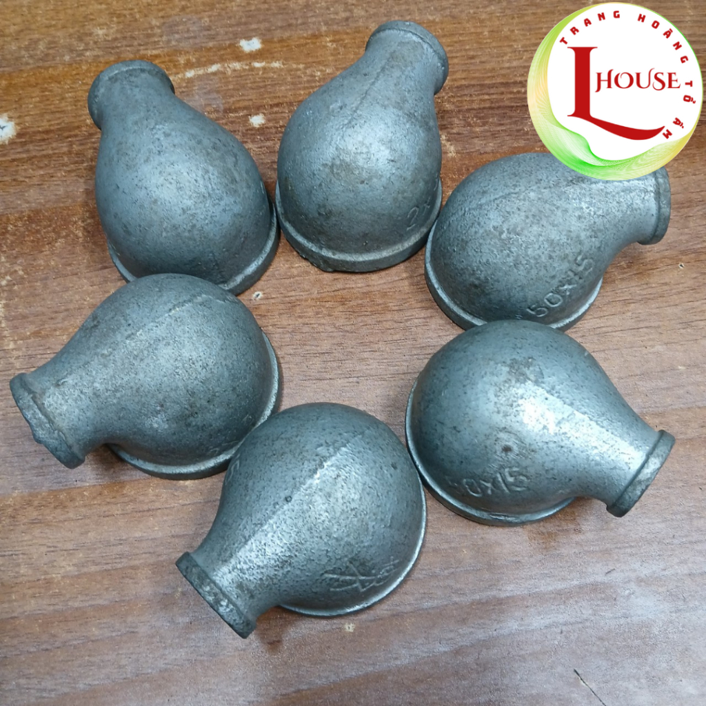 Cút thu mạ kẽm DN50 (60mm) Co thu mạ kẽm DN50 (60mm) L-House Shop