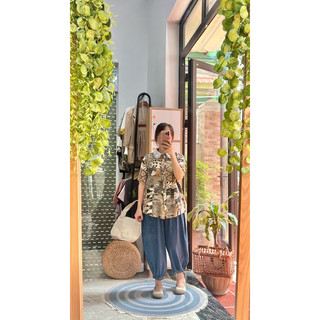 SƠ MI HỌA TIẾT CỔ REN