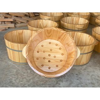 Chậu gỗ ngâm chân, chậu ngâm chân gỗ thông