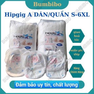 [ LOẠI 1 ] 50 - 100 Miếng Bỉm DÁN/Quần HIPGIG A /NANO Trần  Đủ Size S/M/L/XL/2XL/3XL/4XL/5XL/6XL