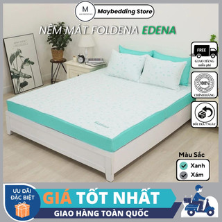 Nệm bông ép foldena edena, nệm bông ép gấp 2 - hàng chính hãng