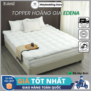 Topper Edena Hoàng Gia EDENA, Tấm Lót Nệm, Tấm Làm Mềm Nệm - Siêu Bồng Bềnh, Cao Cấp, Hàng Chính Hãng