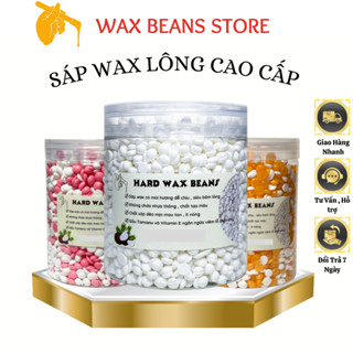 Sáp wax lông nóng Hard Wax Beans Nhập Khẩu Dạng Hũ Siêu Thơm ,Siêu Bám Lông