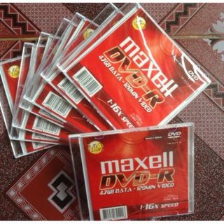Đĩa DVD-R Maxell 4.7GB có vỏ (10 cái)