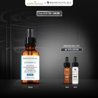 [Mã COSLUX09 giảm 120K đơn 1500K] Skinceuticals Silymarin CF giúp kiểm soát dầu và cải thiện các khuyết điểm da 30ml