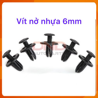 [ Vít nhựa ] Chốt nở nhựa, vít nở nhựa khoá loại 6mm nhiều màu để lựa chọn - Future Autoparts