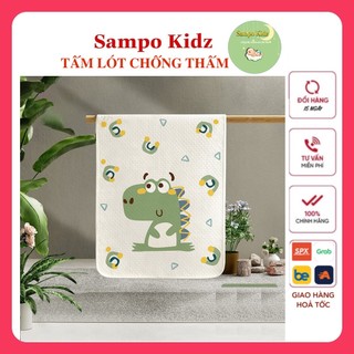 Tấm lót chống thấm cho bé 4 lớp, thoáng khí, có thể giặt được 50x70, 80x100cm