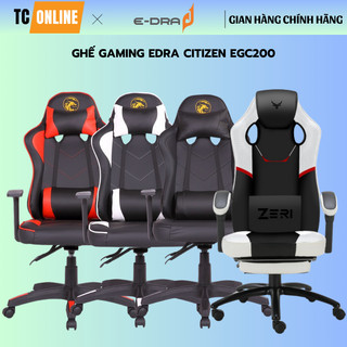 Ghế gaming E-Dra Citizen EGC200 (Đỏ, Đen, Trắng và Xanh Green) - Hàng chính hãng