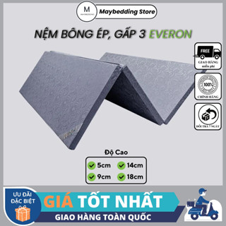 Nệm Bông Ép EVERON Padding, Nệm Gấp 3 - Hàng Chính Hãng