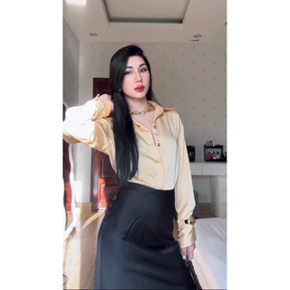 Áo sơmi lụa tô châu(form rộng)