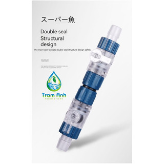Van khoá đôi marine- đơn / đôi - van nước cho bể cá - thuỷ sinh