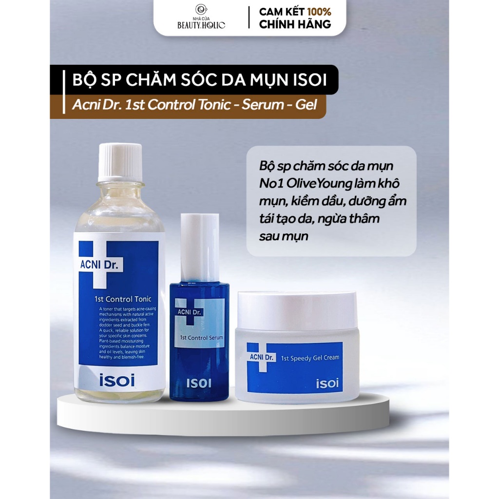 [SALE DATE T8/2025] Dòng sản phẩm dành  cho mụn ISOI