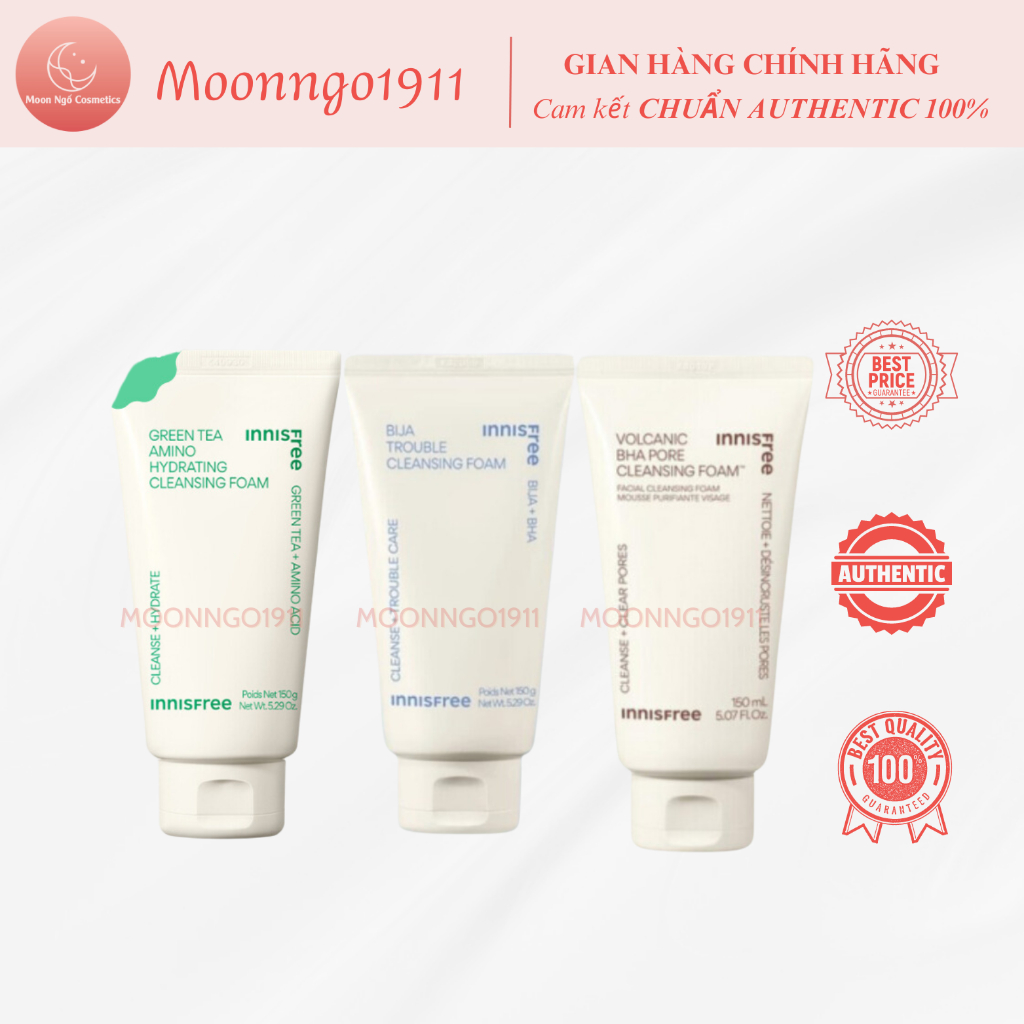 Sữa Rửa Mặt Innisfree Chính Hãng 150ML