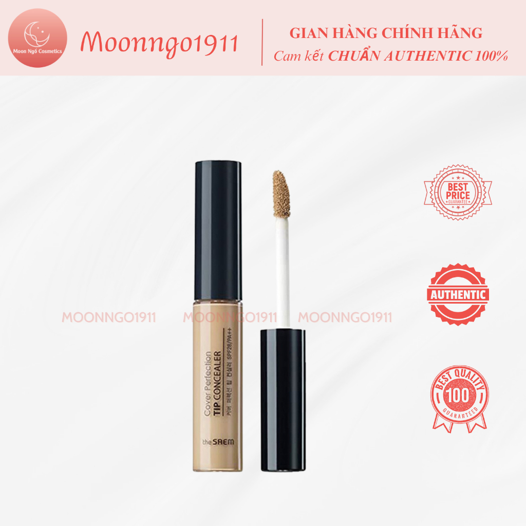Kem Che Khuyết Điểm The Saem Cover Perfection Tip Concealer SPF28 PA++ 6.5g