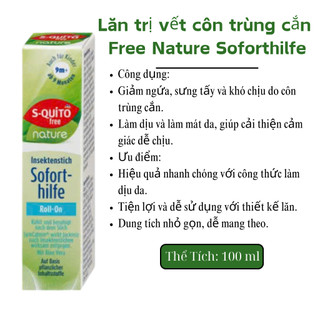 Kem Chống Muỗi, Côn trùng Squito Free Đức cho bé