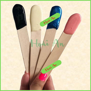 (Combo 10 que) Que gỗ phết sáp wax lông 15cm