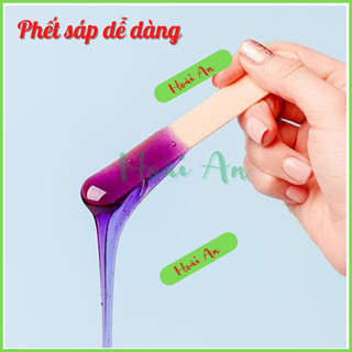 (Combo 10 que) Que gỗ phết sáp wax lông 15cm