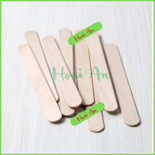 (Combo 10 que) Que gỗ phết sáp wax lông 15cm