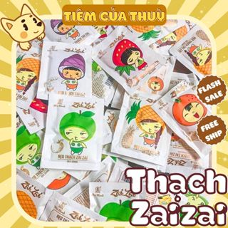 500G Kẹo Thạch Zai Zai Hương Vị Trái Cây, Thạch Rau Câu 6 hương vị giải nhiệt mùa hè