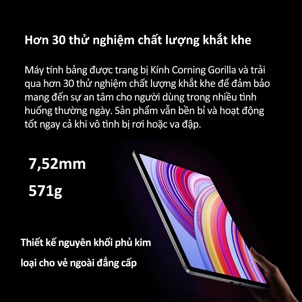 Máy tính bảng Redmi Pad Pro 6GB + 128GB | 12.1 inch 120Hz 2.5K | Pin 10000mAh | Sạc nhanh 33W | BigBuy360 - bigbuy360.vn