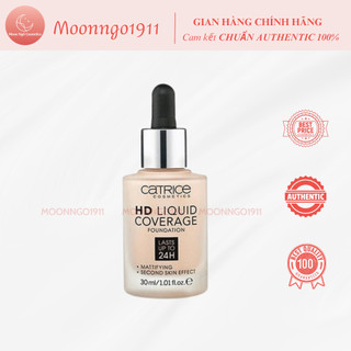 Kem nền Catrice HD Liquid Coverage Last Upto 24h 30ml