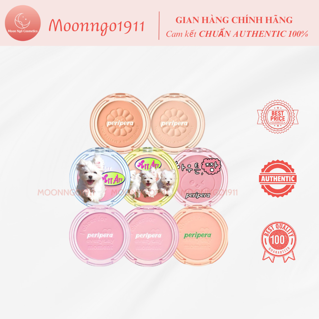 Phấn Má hồng Peripera Pure Blushed Sunshine Cheek 4.2g