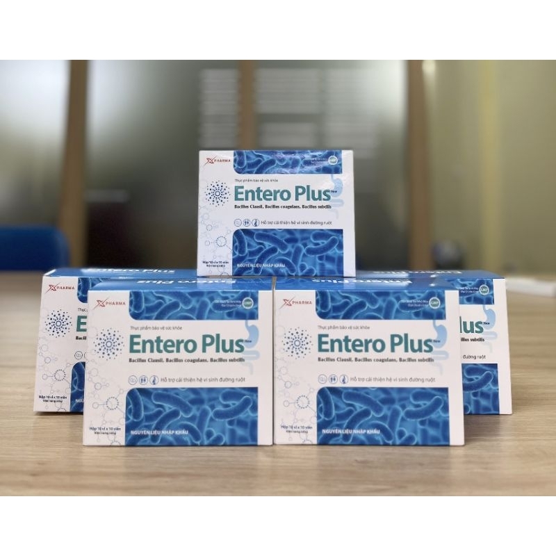 Men vi sinh Entero plus, (hộp 100 viên)