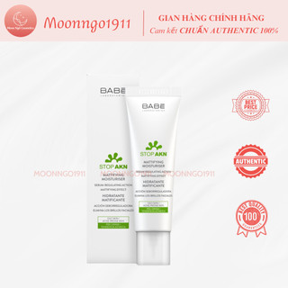 Kem dưỡng BABE Stop AKN Mattifying Moisturiser 50ml cho da dầu mụn