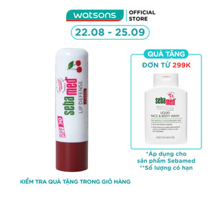 Son Dưỡng Sebamed Lip Defense Bảo Vệ Môi Hương Cherry SPF 30 4.8g