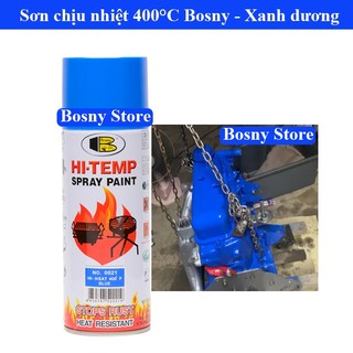 Sơn chịu nhiệt Hi-Temp Bosny - Chống chịu nhiệt độ cao, bảo vệ vật dụng với nhiều màu sắc đa dạng